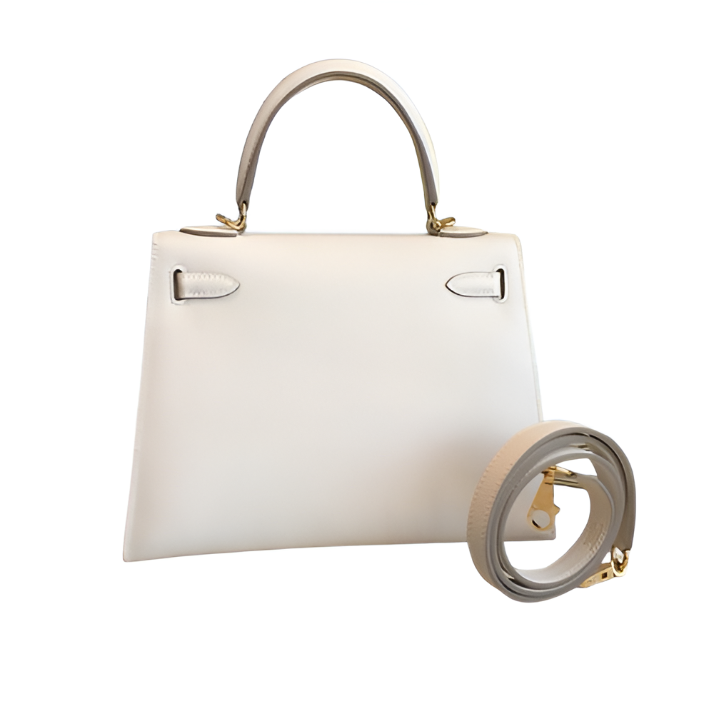 Premium Hermes-Inspired White Handbag