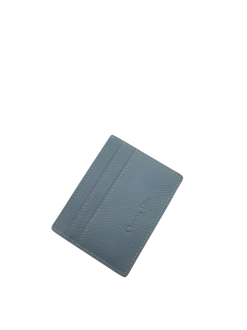 Dior Blue Leather Card Holder