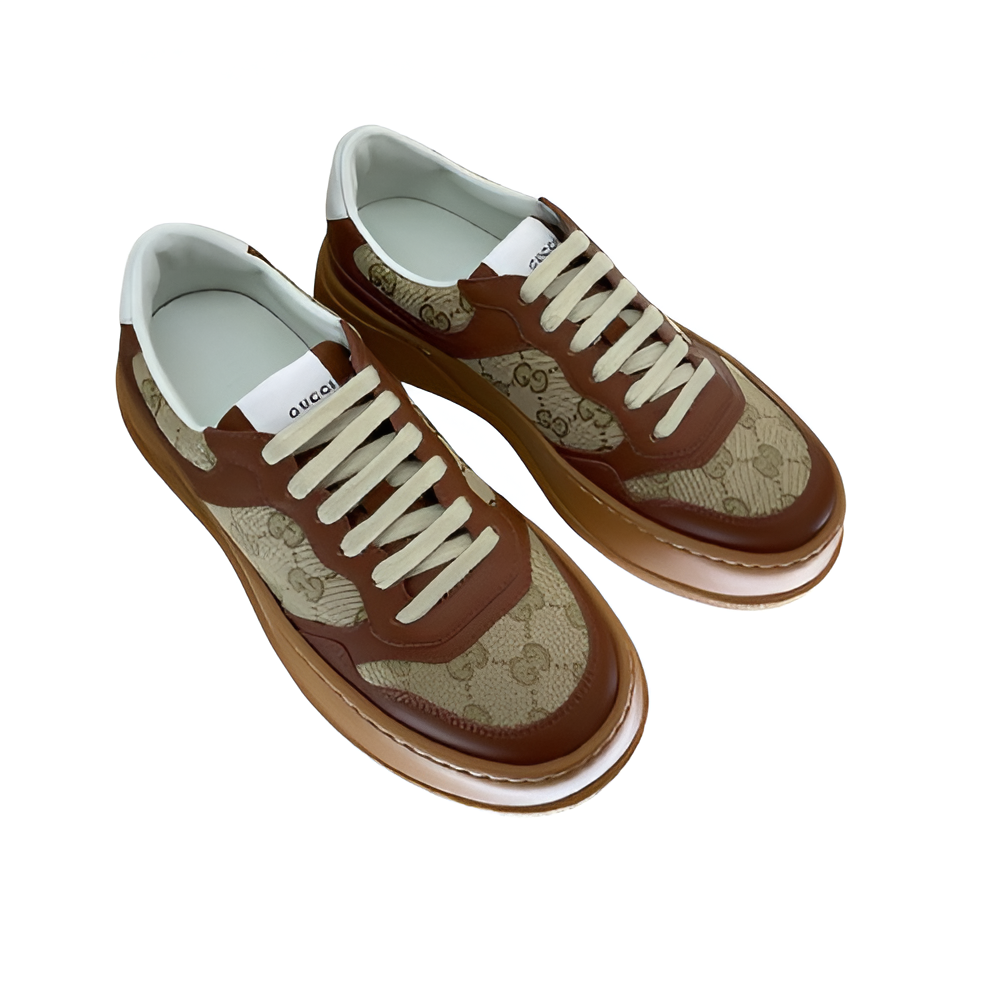 Gucci  Men's GG Canvas & Leather Sneakers