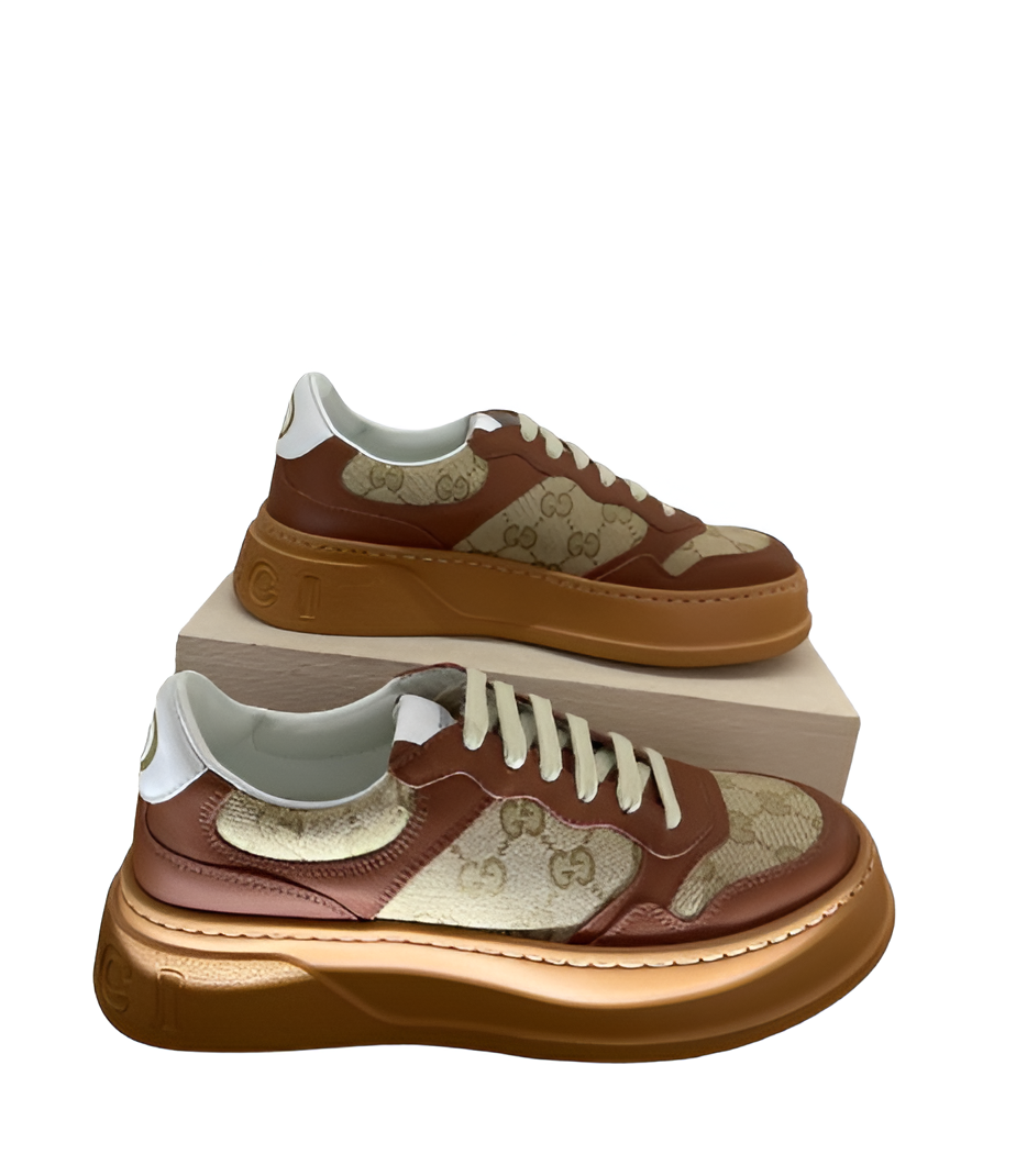 Gucci  Men's GG Canvas & Leather Sneakers