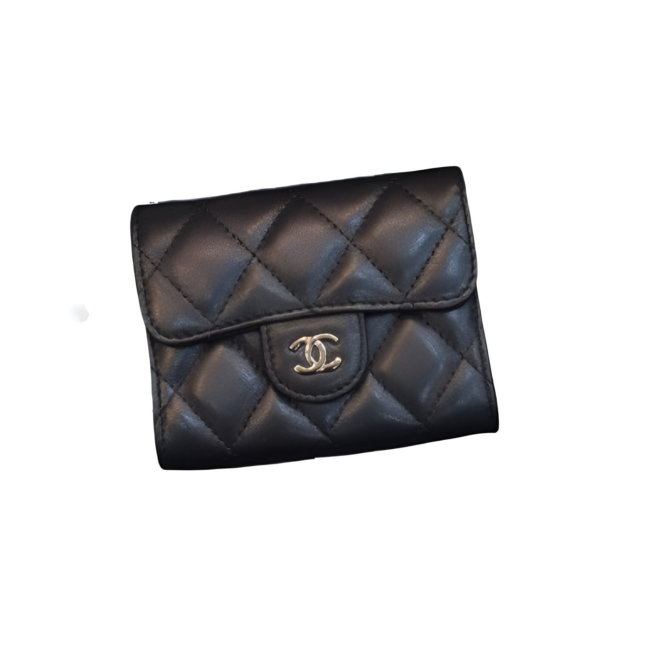 Chanel-Inspired Quilted Compact Wallet
