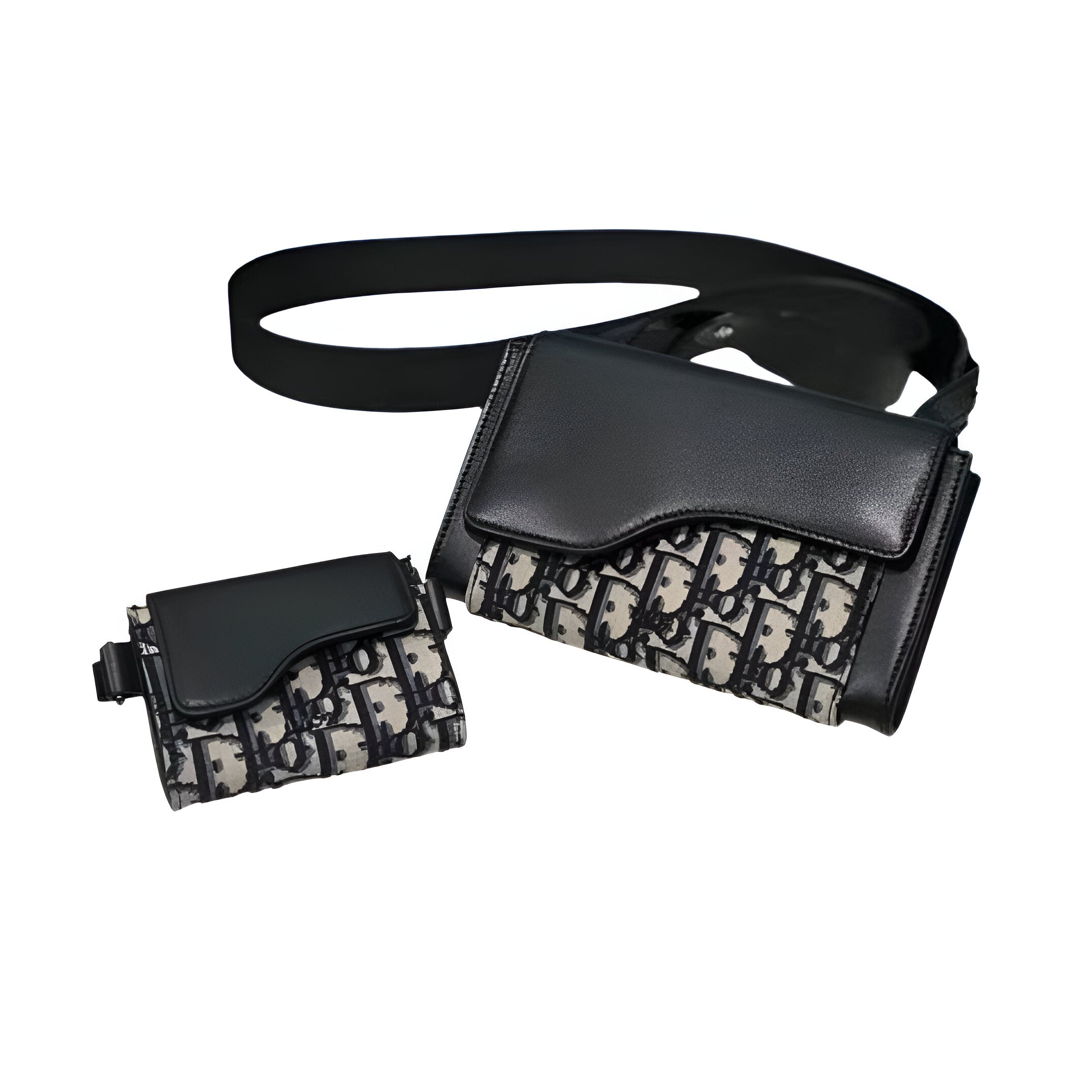 Dior Dual Monogram Crossbody Set