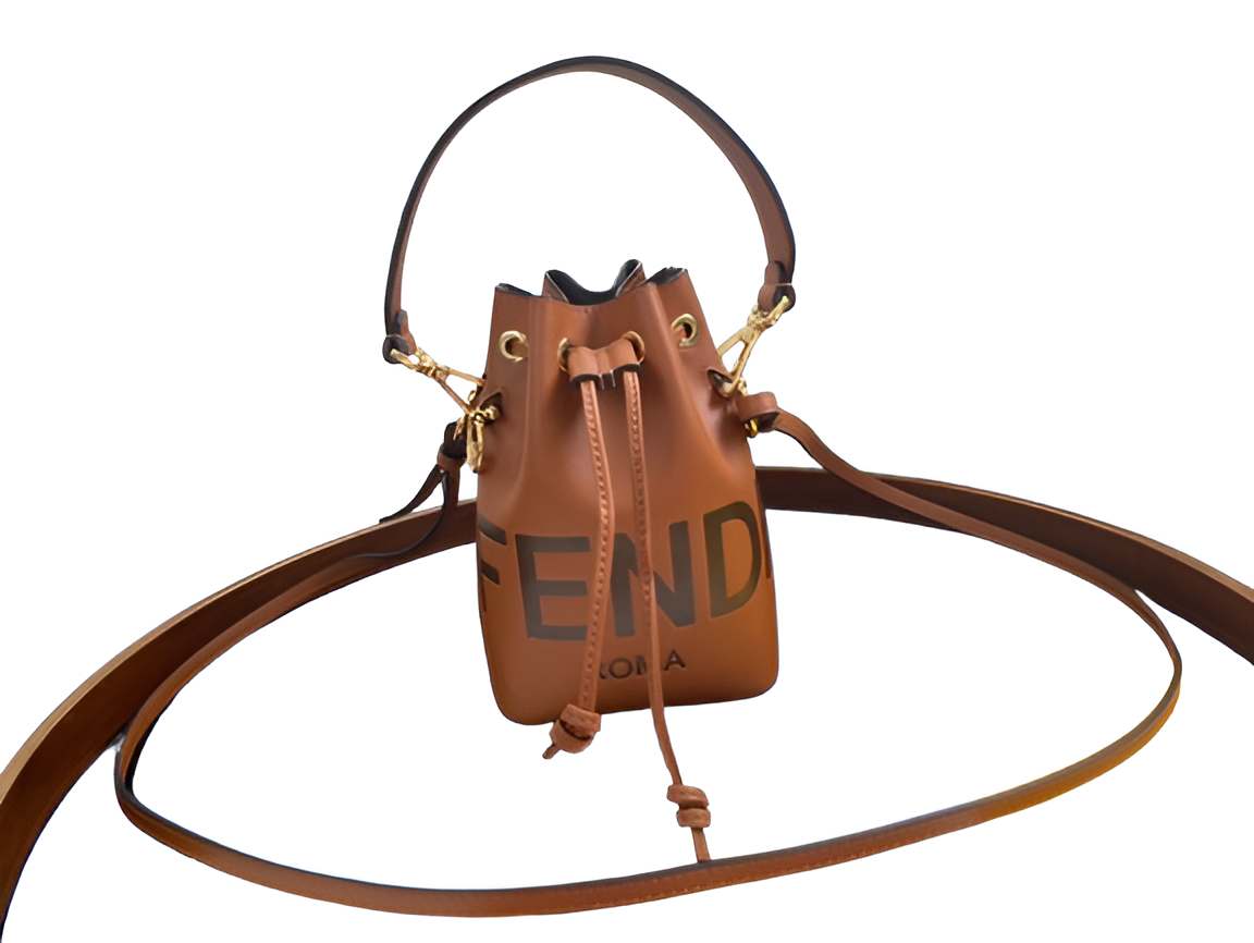 Fendi Roma Brown Bucket Bag