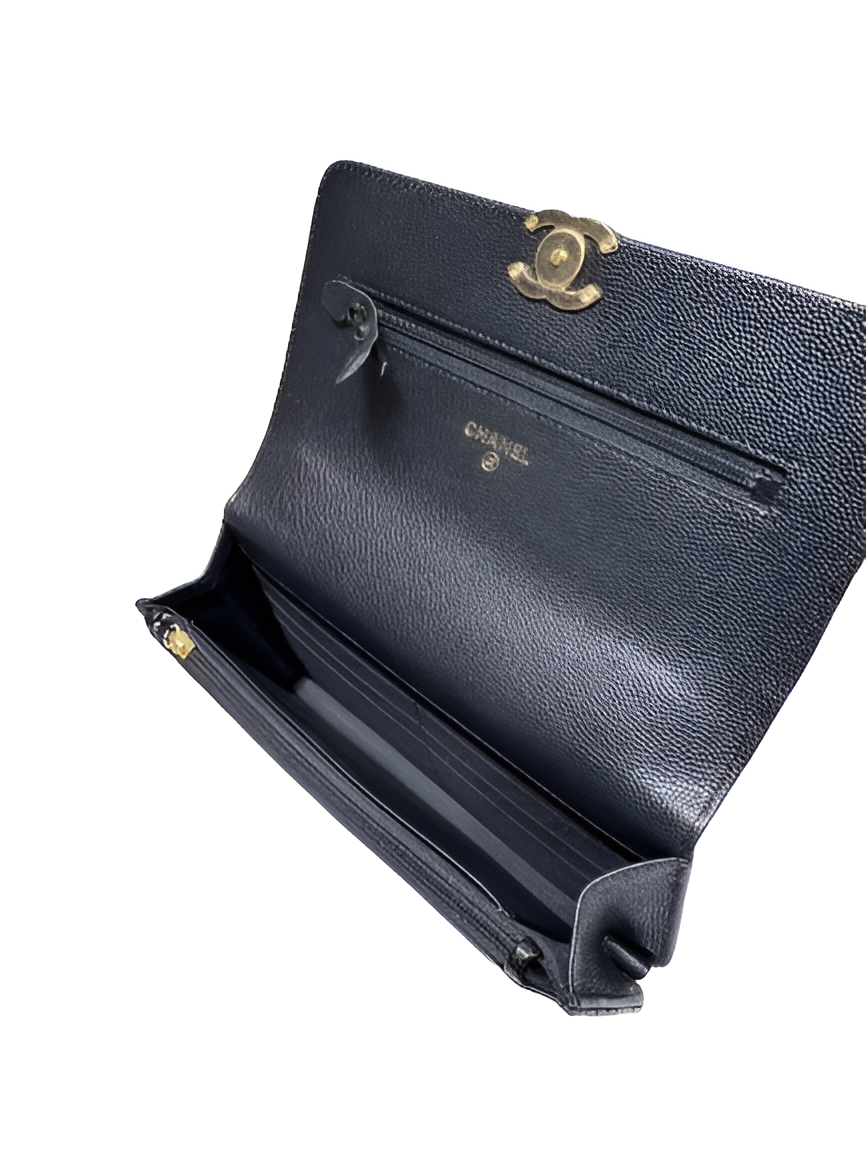 CHANEL Quilted Black Shoulder Bag