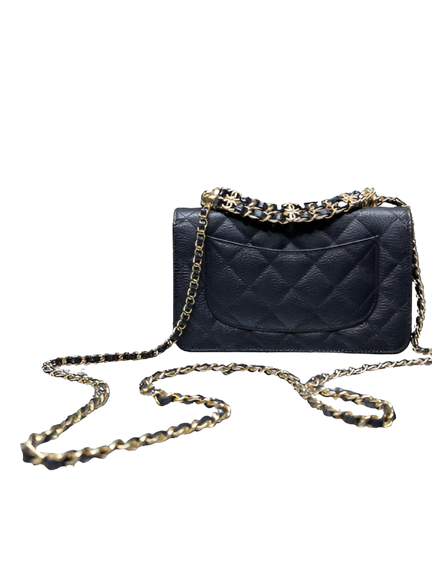 CHANEL Quilted Black Shoulder Bag