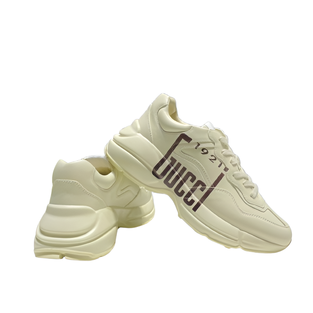 Gucci  Men's Rhyton Leather Sneakers