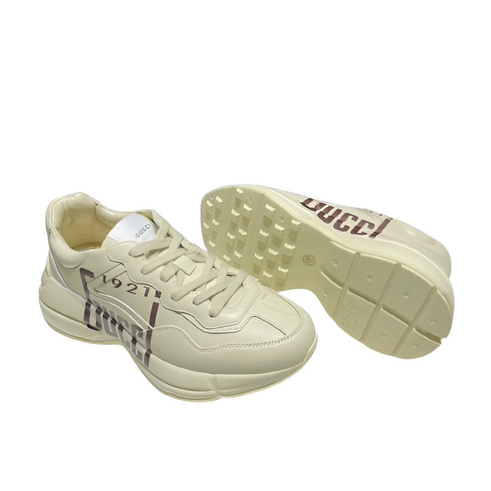 Gucci  Men's Rhyton Leather Sneakers
