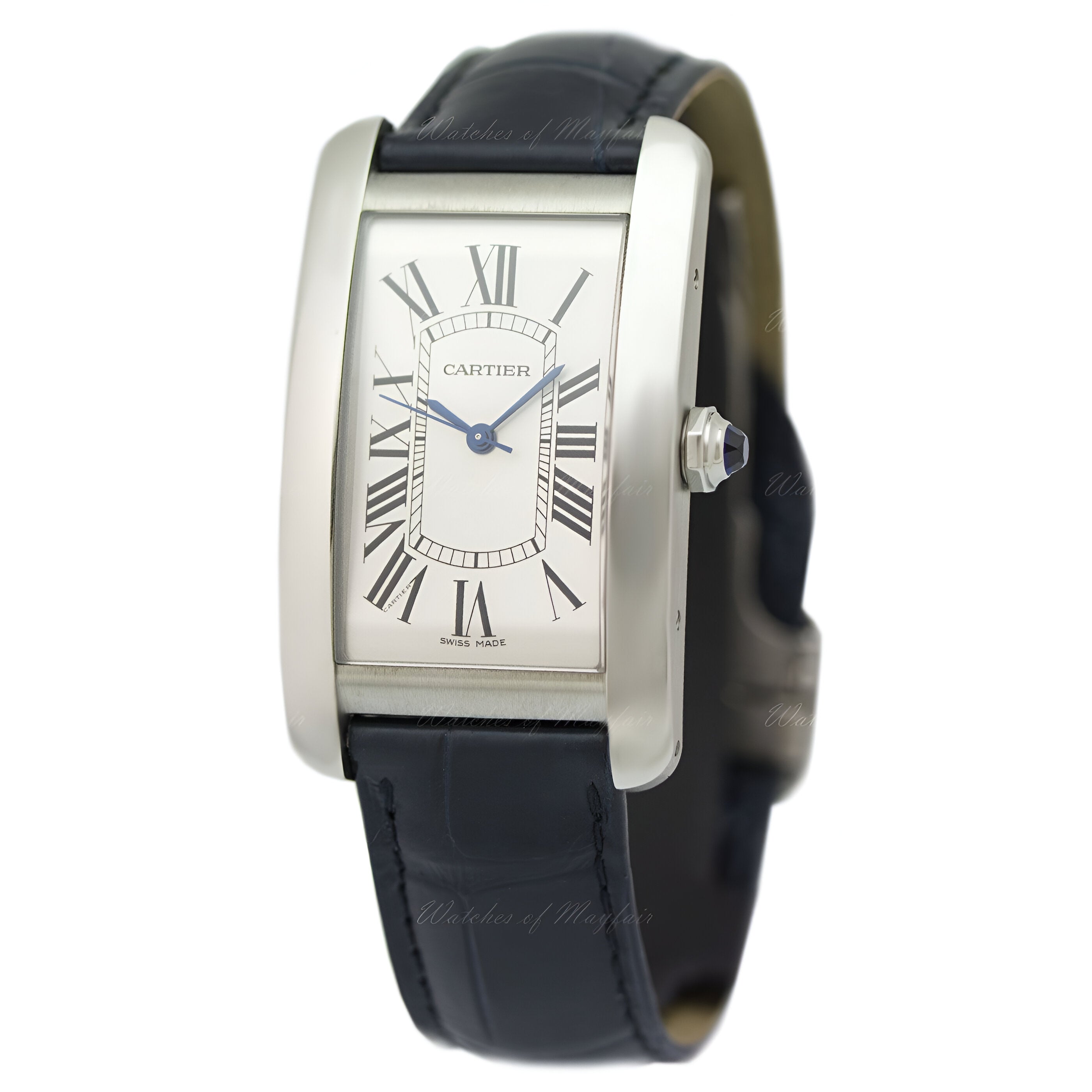 Cartier Tank Américaine Stainless Steel Watch