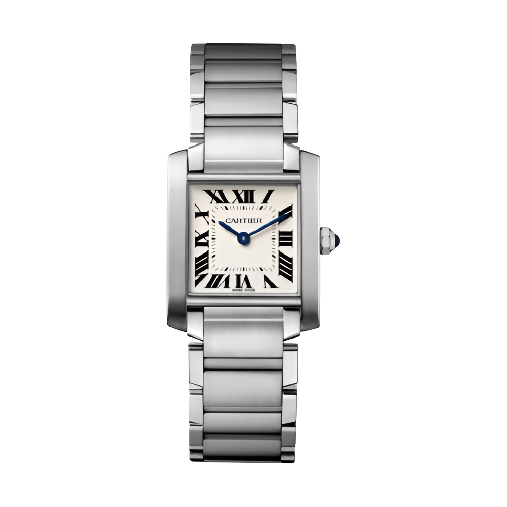 Cartier Tank Française Stainless Steel Watch