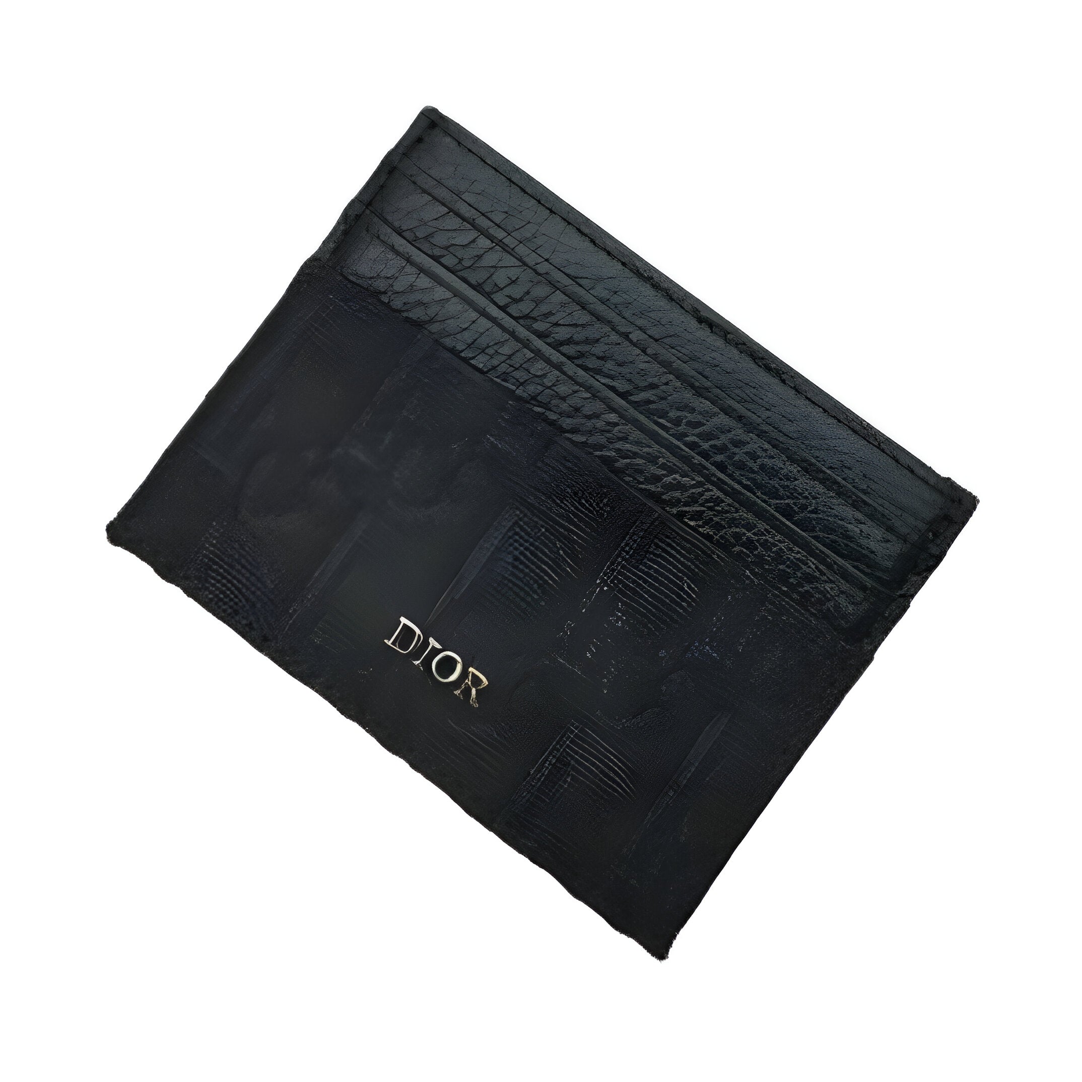 Dior Black Leather Card Holder