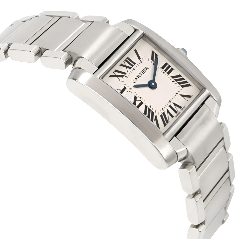 Cartier Tank Française Stainless Steel Watch
