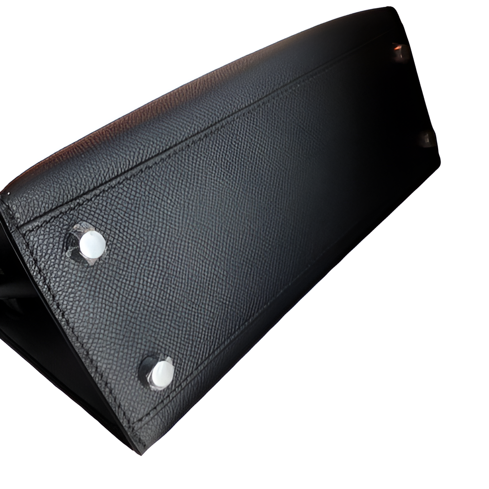 Premium Hermes-Inspired Black Handbag