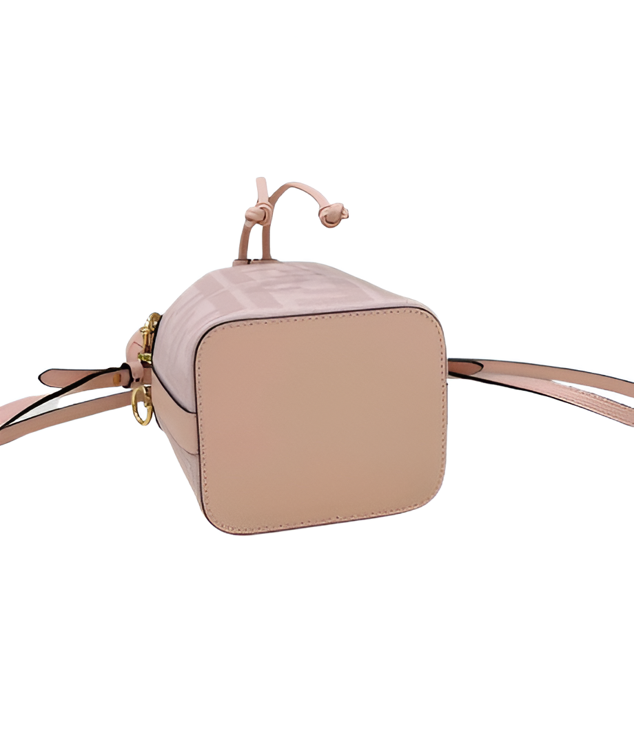 Fendi Pink Leather Bucket Bag