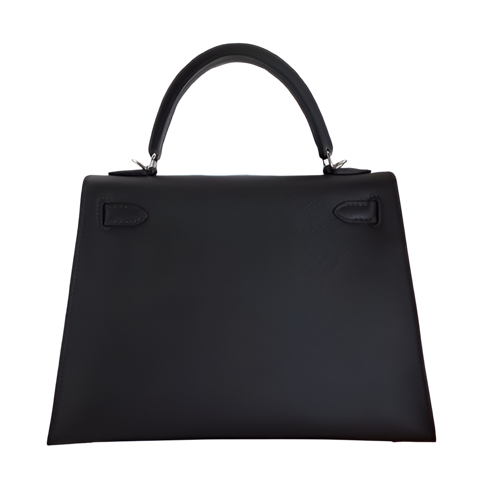 Premium Hermes-Inspired Black Handbag