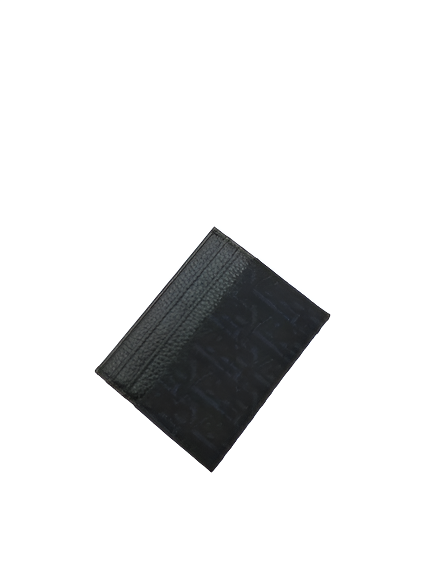 Dior Black Leather Card Holder
