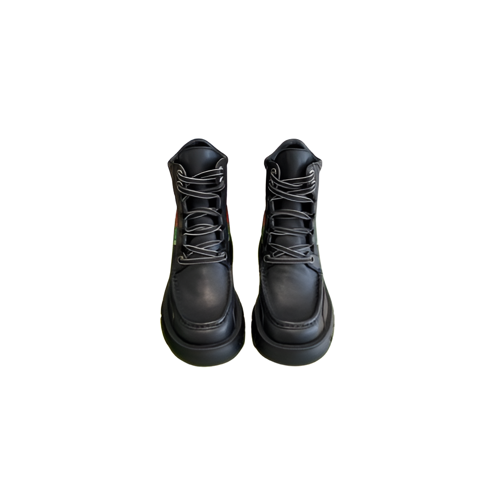 Gucci  Men's Black Leather Ankle Boots