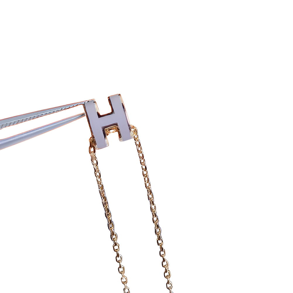 HERMES Colorful Barrel Pendant Necklace Collection