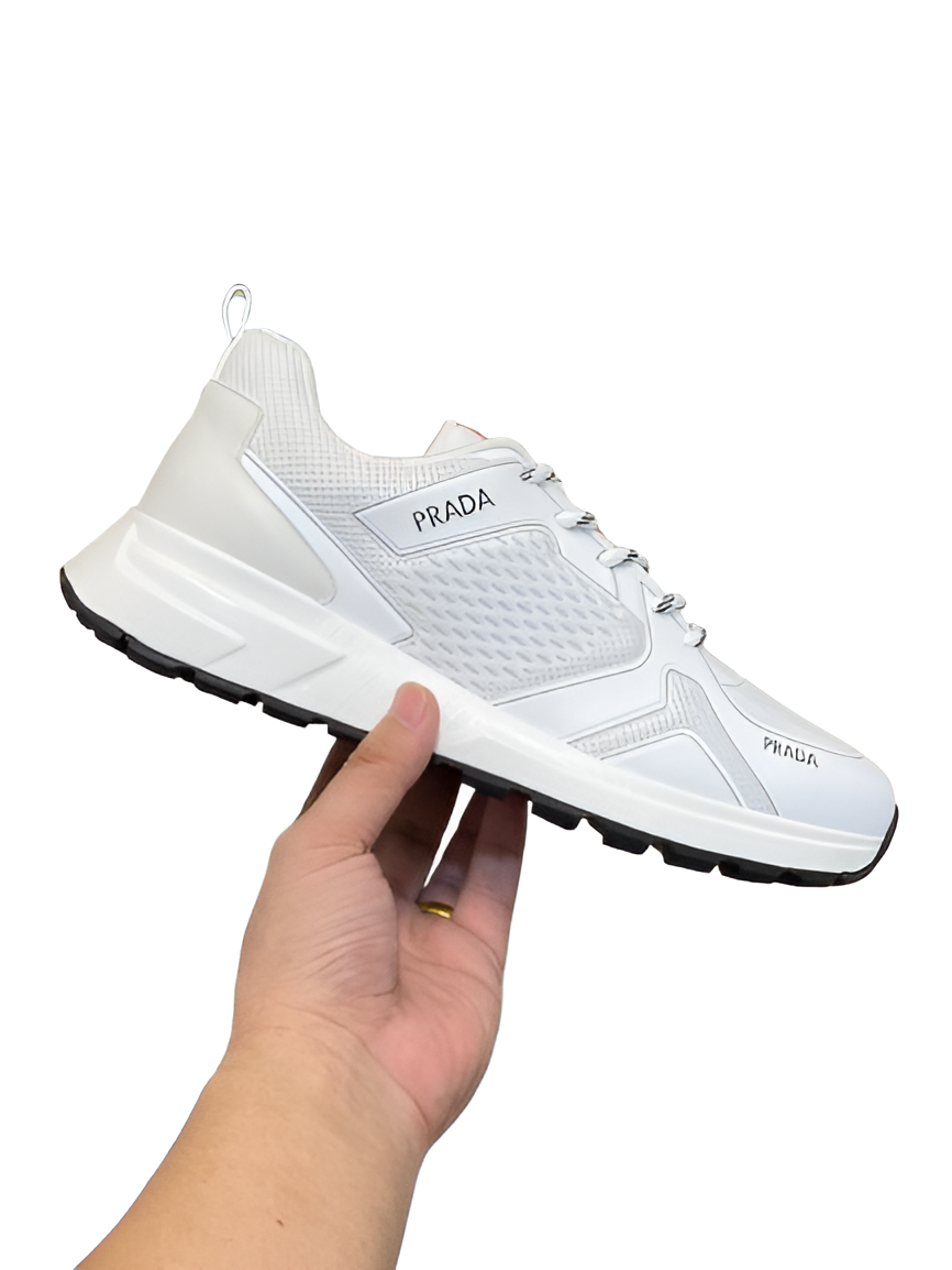 PRADA Men's White Performance Sneakers