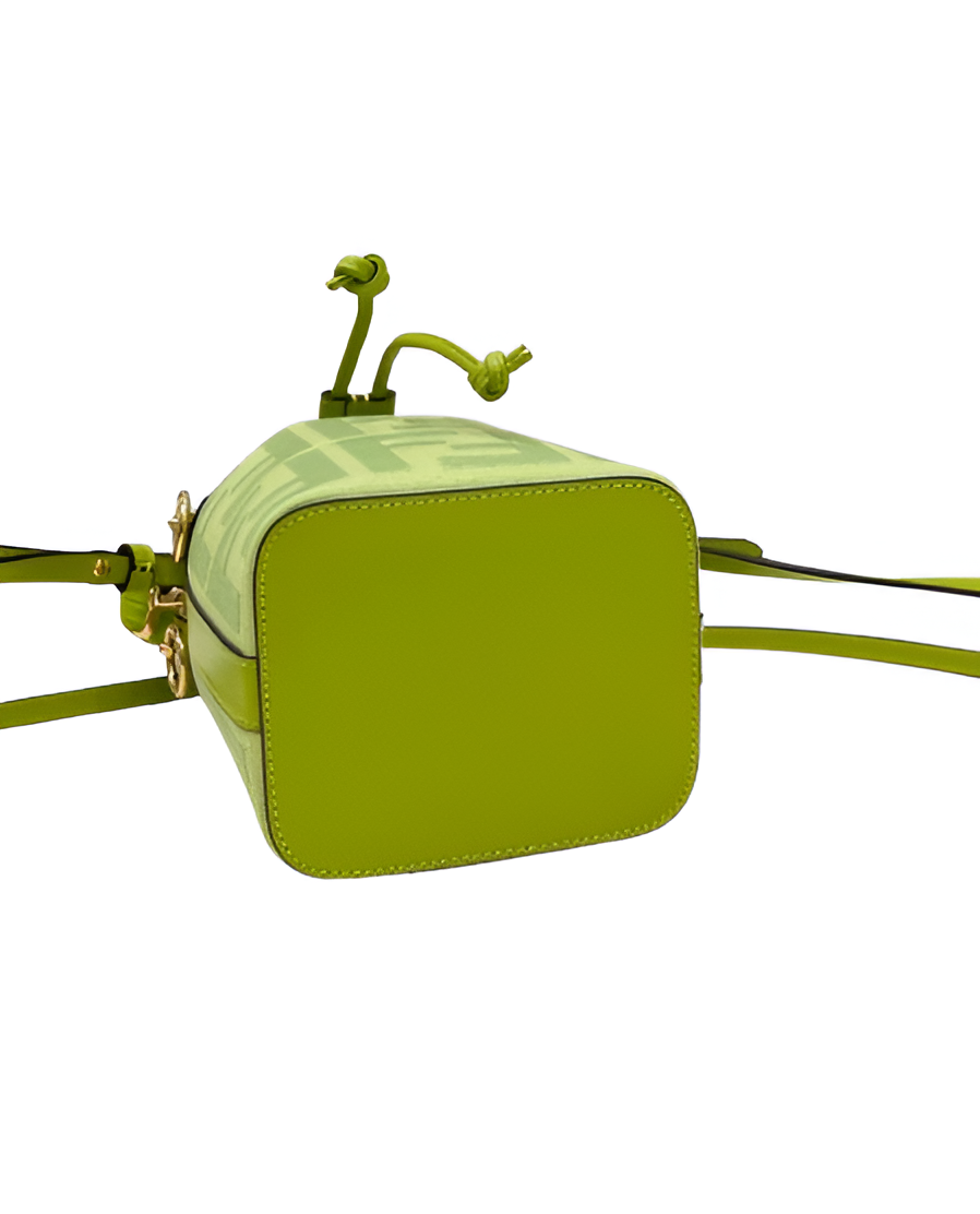 Fendi Green Leather Bucket Bag