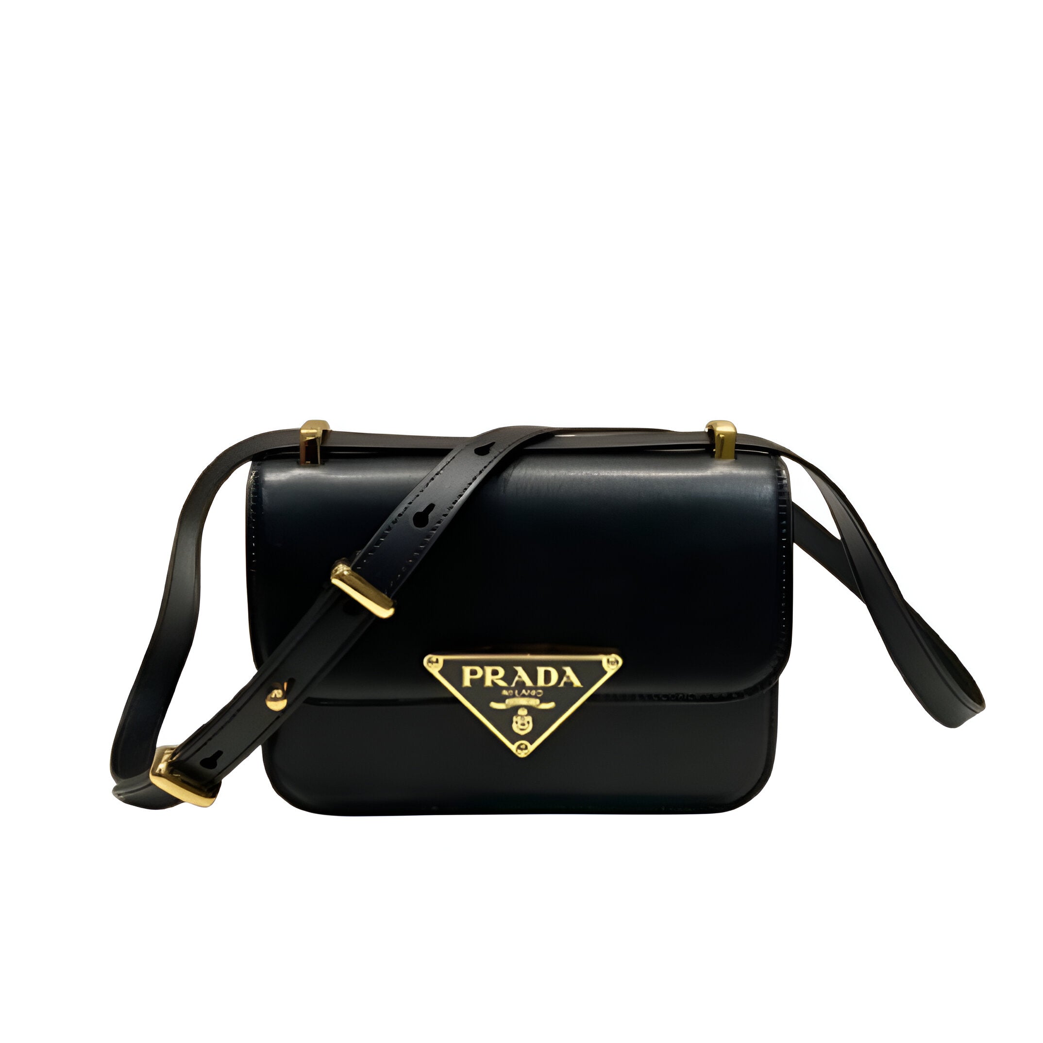 Prada Black Leather Crossbody Bag