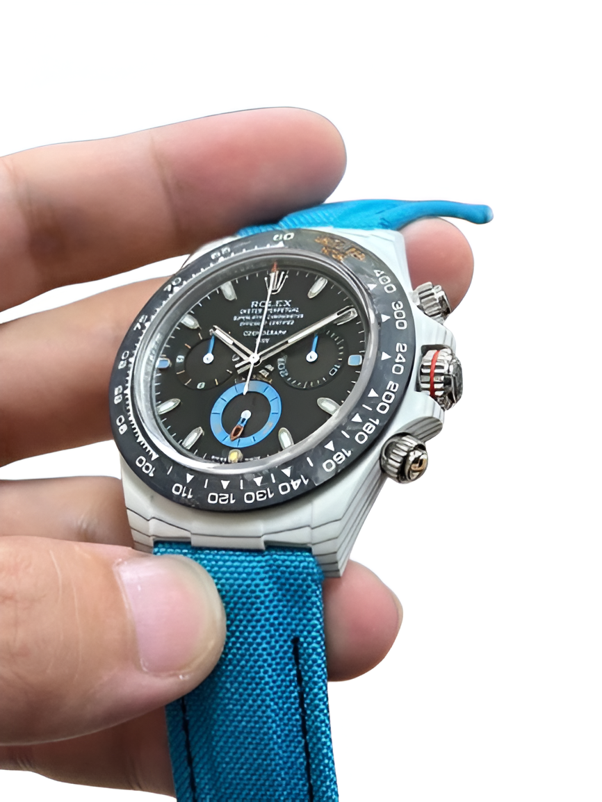 Rolex Daytona Black Dial with Blue Accents