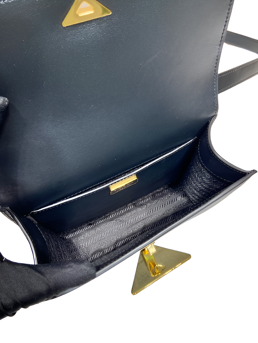 Prada Black Leather Crossbody Bag