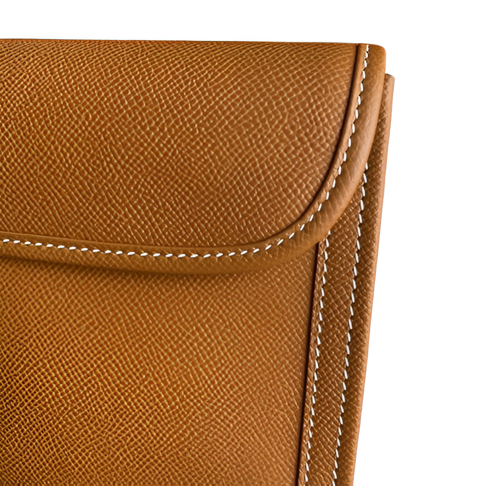 Premium Hermes-Inspired Tan Leather Wallet