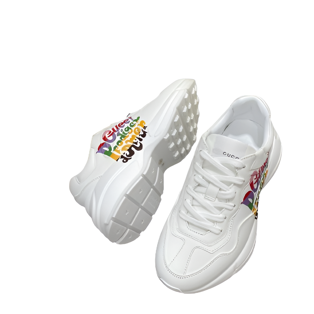 Gucci  Men's Multicolor Rhyton Sneakers