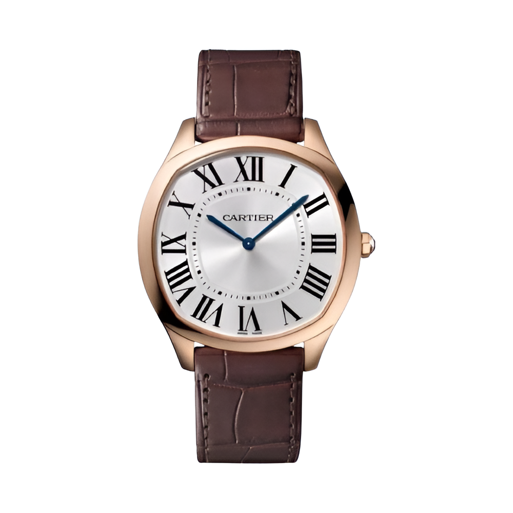 Cartier Drive de Cartier Rose Gold Leather Watch