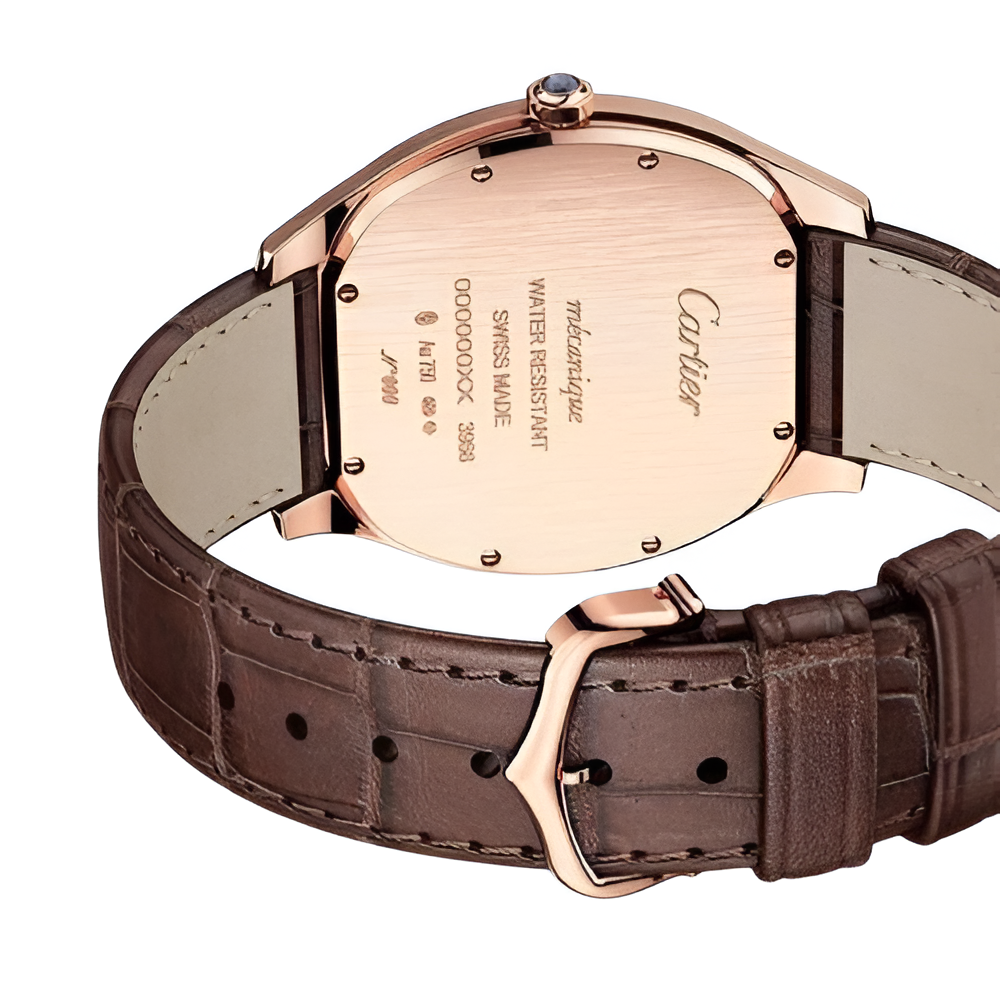 Cartier Drive de Cartier Rose Gold Leather Watch