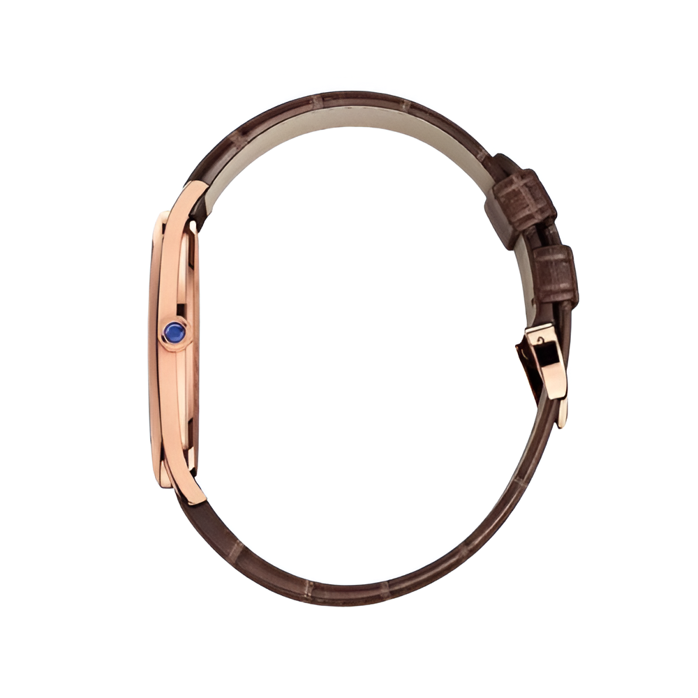Cartier Drive de Cartier Rose Gold Leather Watch
