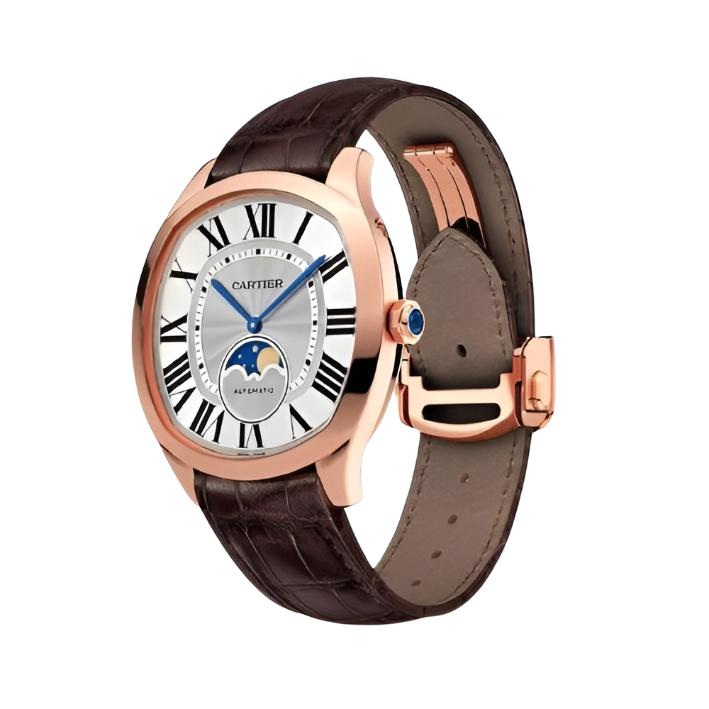 Cartier Drive de Cartier Moon Phases Rose Gold Watch