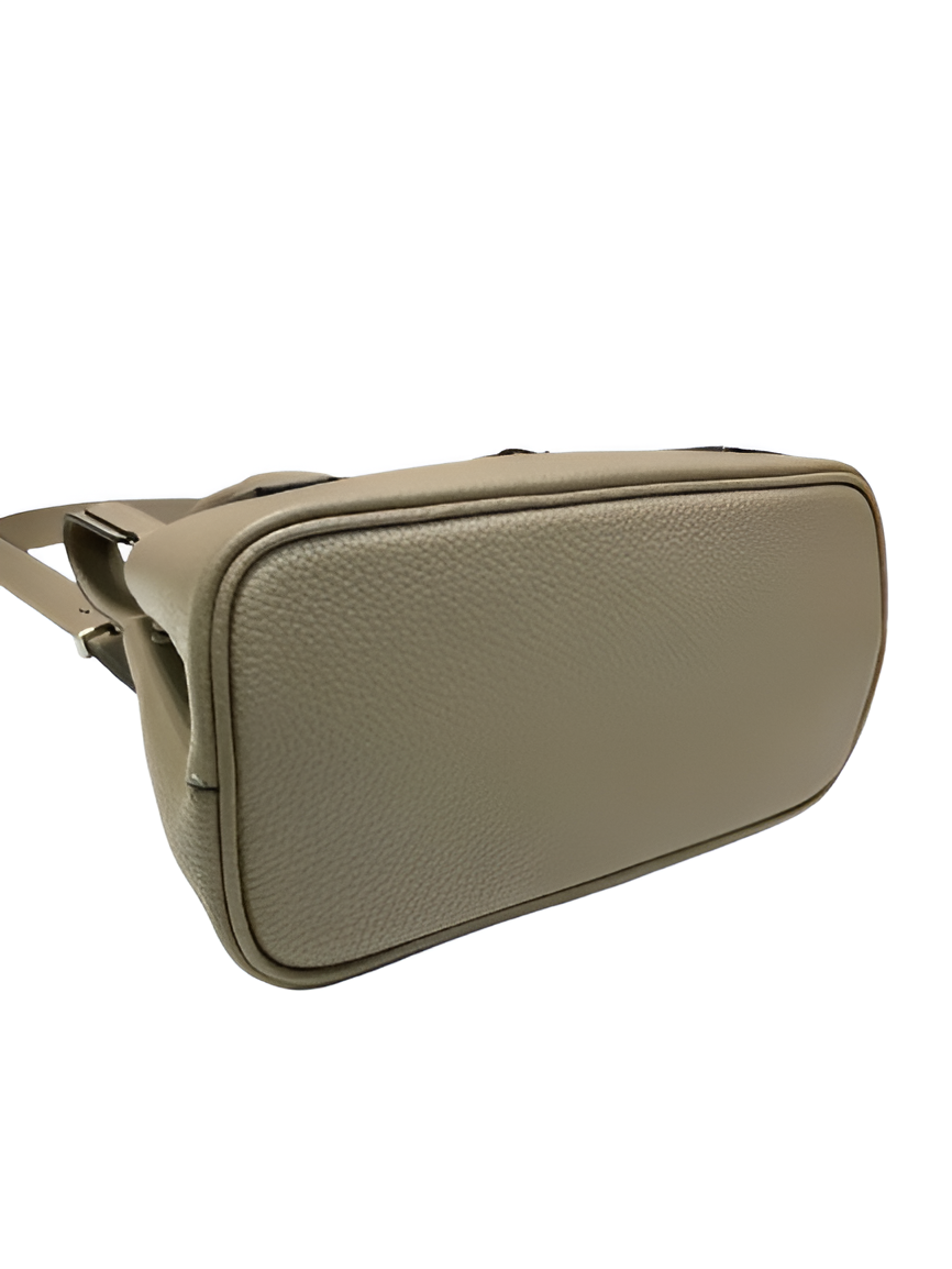 Prada Taupe Leather Handbag