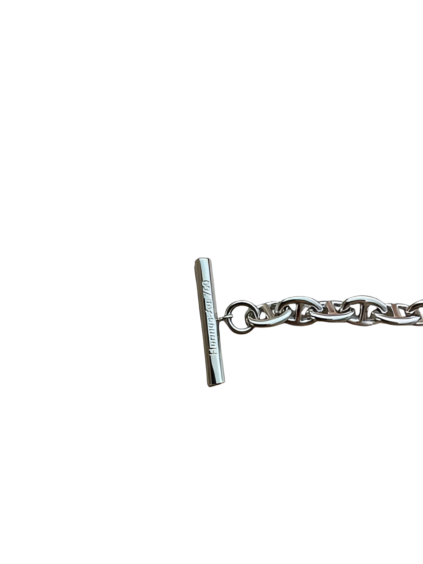 HERMES Chain-Link Toggle Bracelet