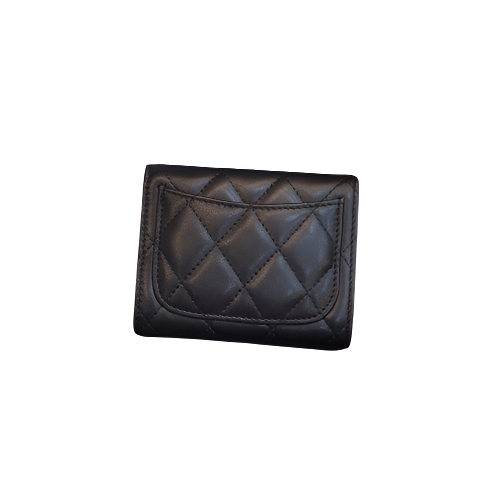 Chanel-Inspired Quilted Compact Wallet