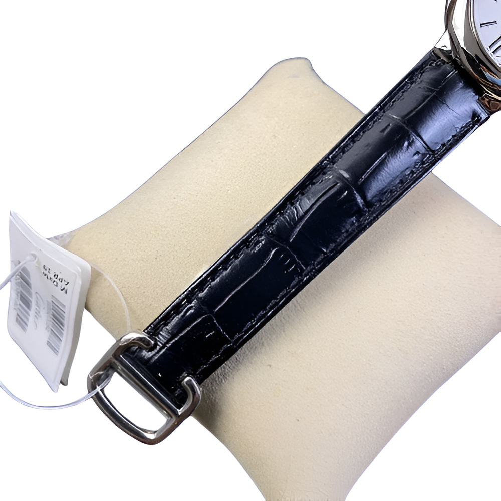 Cartier Ballon Bleu de Cartier Stainless Steel with Black Leather Strap