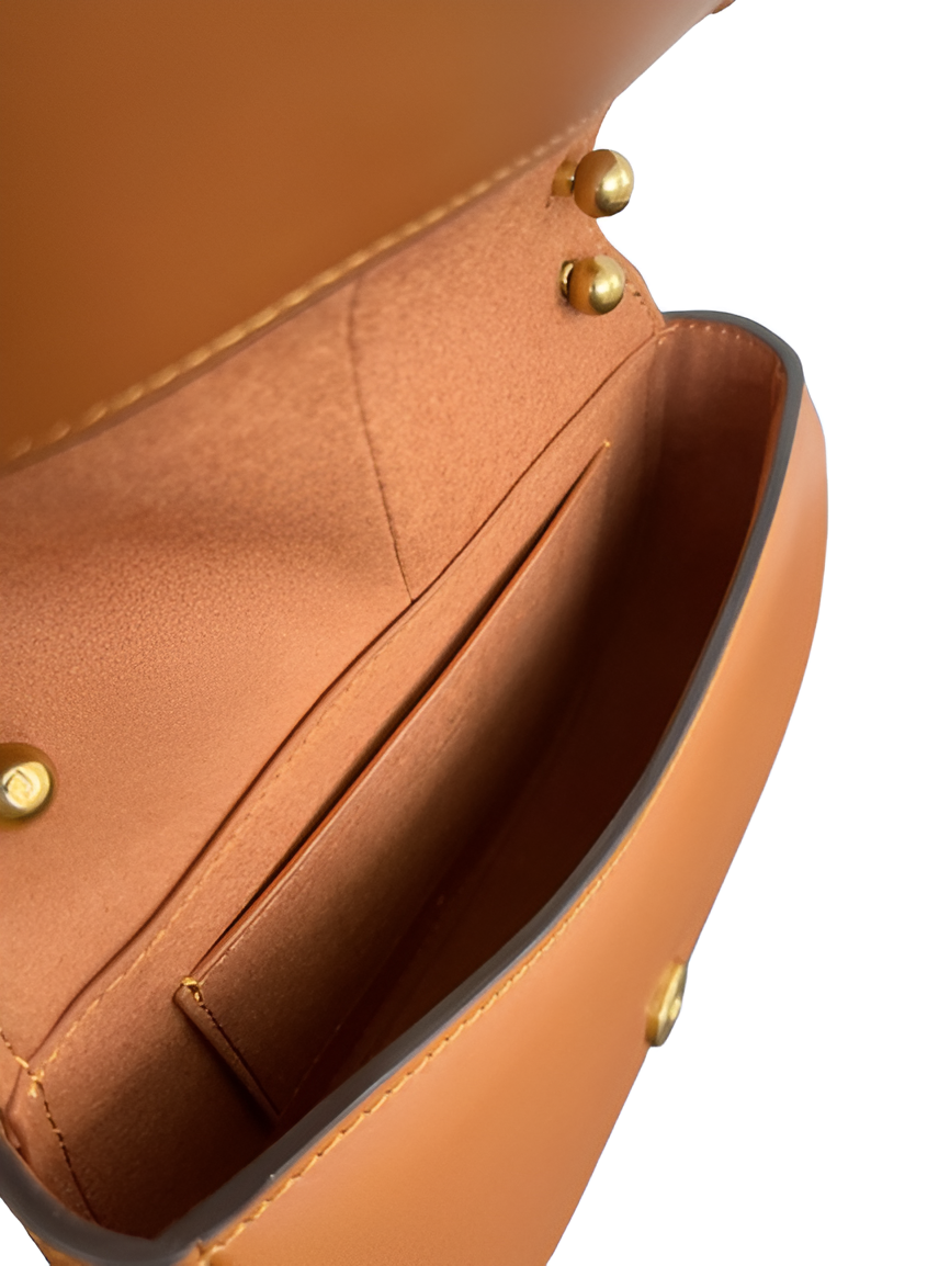 Fendi Tan Leather Crossbody Bag