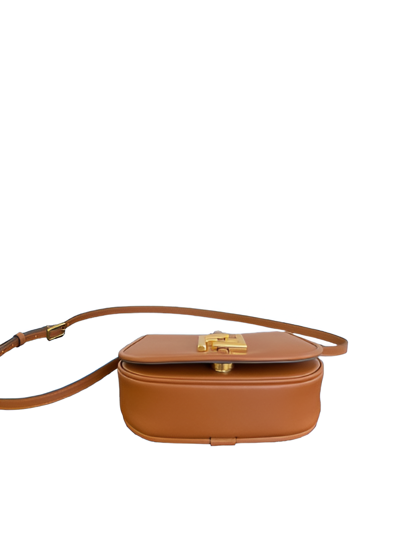 Fendi Tan Leather Crossbody Bag