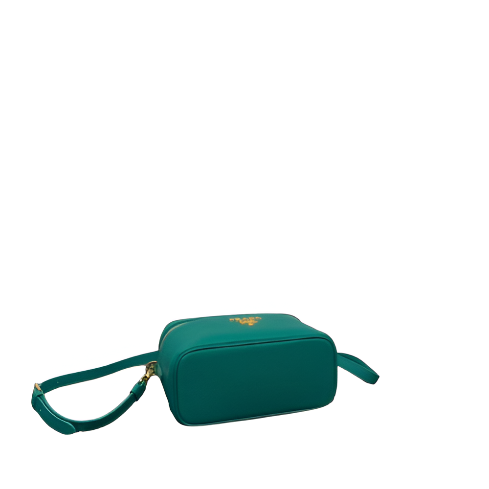 Prada Green Leather Camera Bag