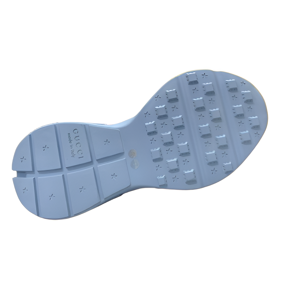 Gucci Women's Blue Strawberry Rhyton Sneakers