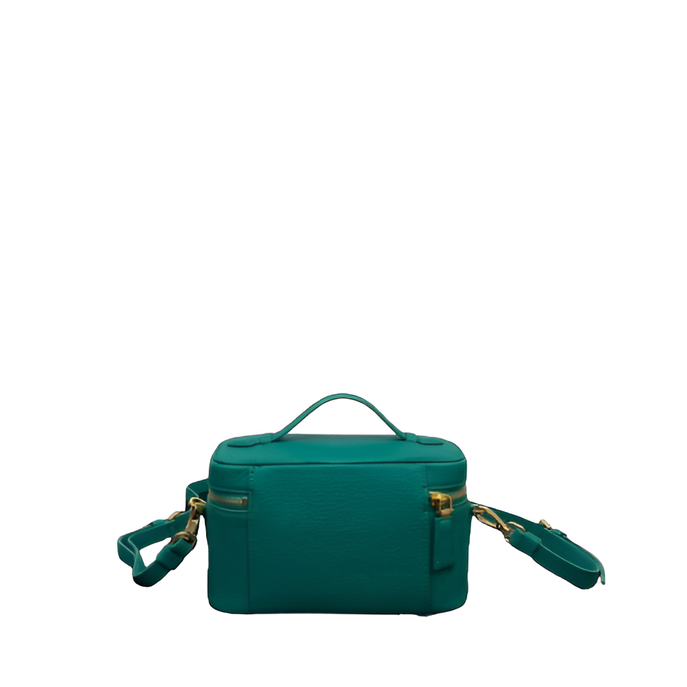 Prada Green Leather Camera Bag