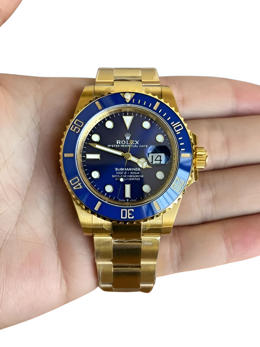 Rolex Submariner Gold with Blue Dial
