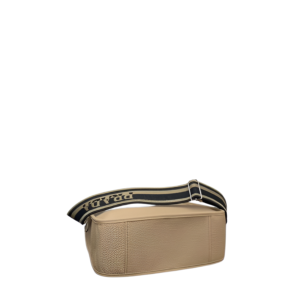 Prada Beige Leather Crossbody Bag