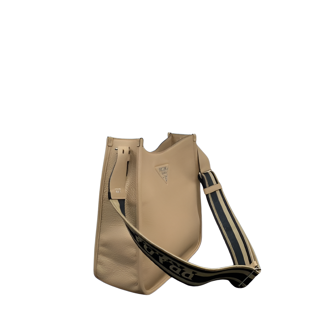 Prada Beige Leather Crossbody Bag