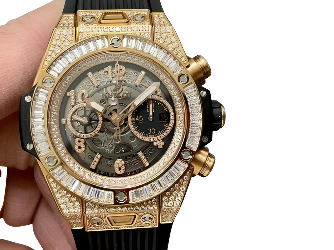 Hublot Big Bang King Gold Diamond Baguette