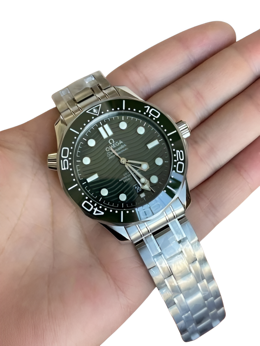 Omega Seamaster Diver 300M Green Dial Men's Watch
