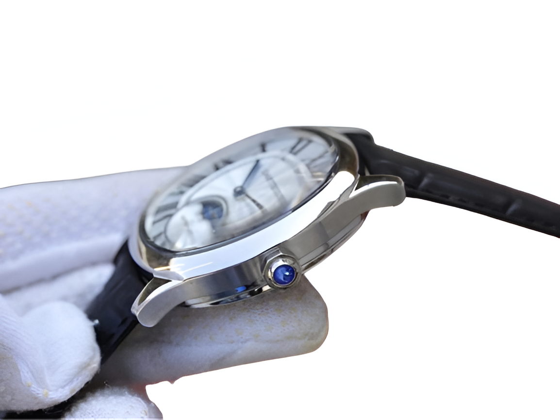 Cartier Drive de Cartier Moon Phases Stainless Steel Watch