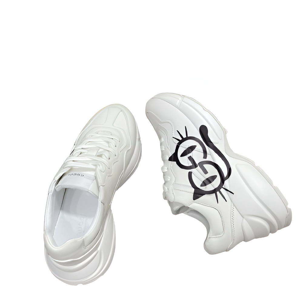 Gucci  Men's Cat Face Rhyton Sneakers