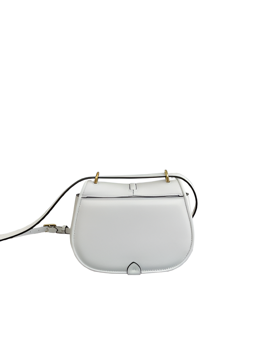 Fendi White Leather Crossbody Bag