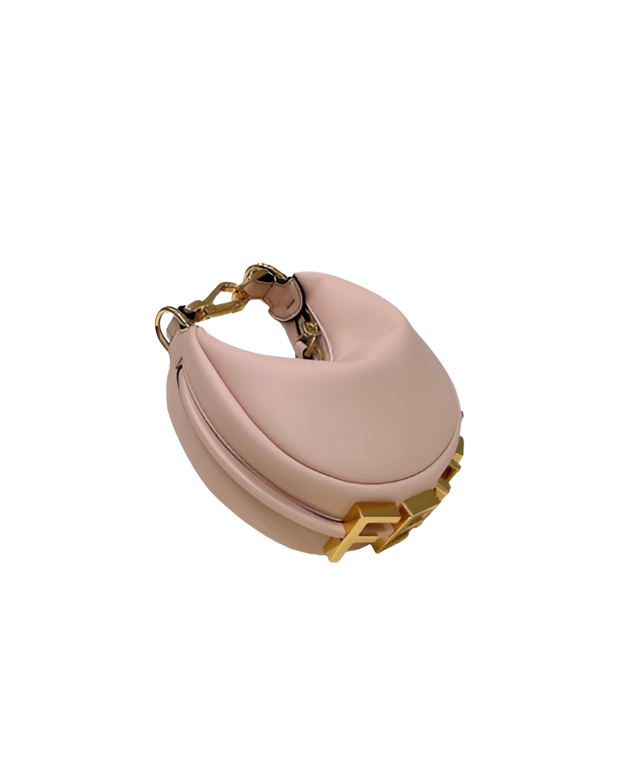 Fendi Pink Crescent Shoulder Bag